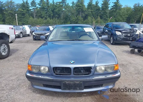 2001 BMW 740Il из США, поврежденный, VIN WBAGH83421DP23764